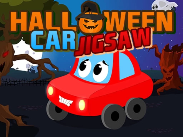 Автомобильный пазл на Хэллоуин
