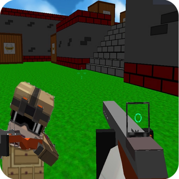 Blocky Gun 3D Warfare Мультиплеер