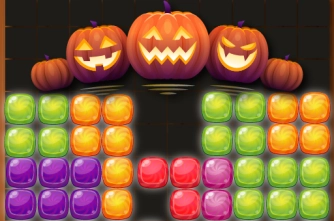 Блоки конфетной головоломки Хэллоуин