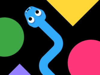 Цветная змея 3D онлайн
