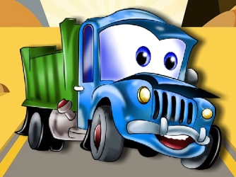 Детская головоломка с грузовиком
