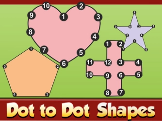Dot to dot shapes Образование детей