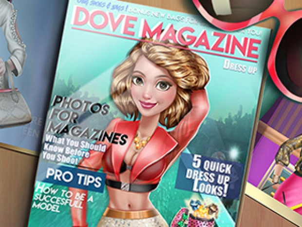 Dove Magazine Кукла Одевалка