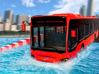 Экстремальный водный плавучий автобус