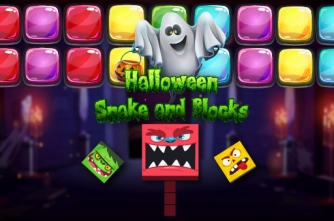 Хэллоуинская змея и блоки