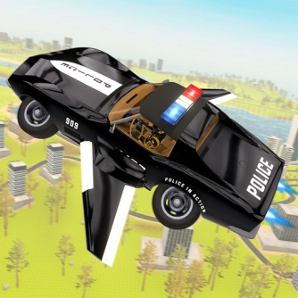 Игра Летающий Автомобиль Полицейские Игры