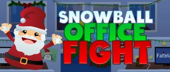 Игра в снежки в офисе