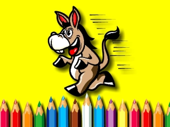 Книжка-раскраска BTS Donkey