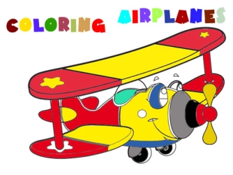 Книжка-раскраска Самолет V 2.0