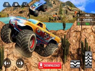 Mega Truck Race Гоночная игра на грузовиках-монстрах