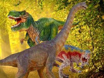 Мир динозавров Пазл