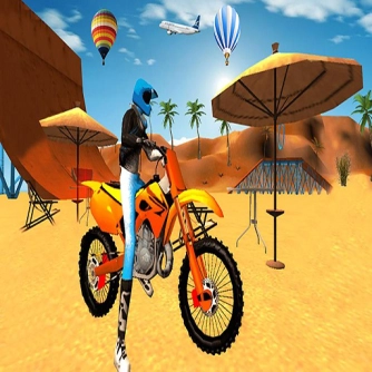Мотокросс Пляжная Игра : Гонки на Велосипедах Трюки