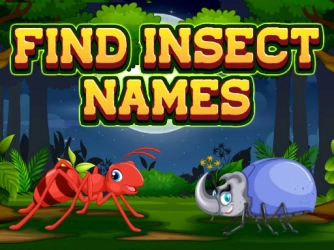 Найти названия насекомых