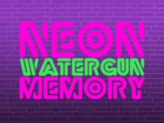Неоновый водяной пистолет памяти