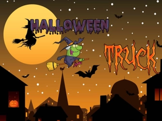 Пазл на грузовик на Хэллоуин