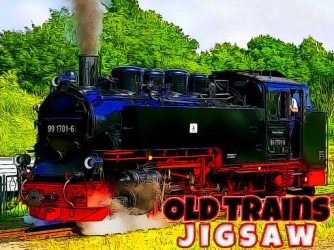 Пазл «Старые поезда»