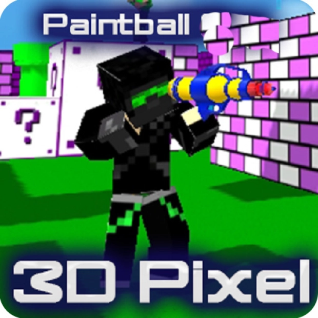Пейнтбольное ружье Пиксельный 3D Мультиплеер