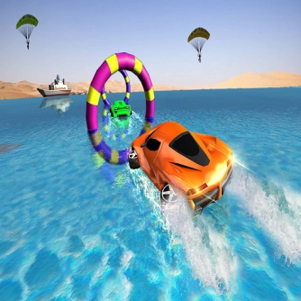 Плавучий водный серфер Вождение автомобиля : Пляжные гонки