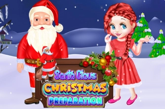 Подготовка Санта-Клауса к Рождеству