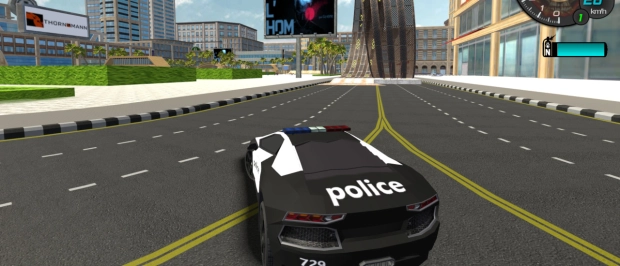 Полицейские трюковые автомобили