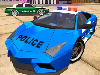 Полицейский дрифт автомобиль вождение трюковая игра