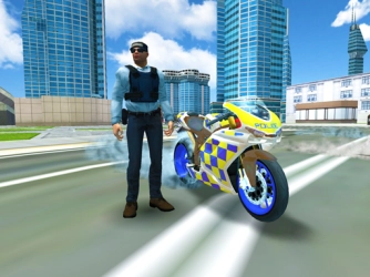Полицейский мотоциклист