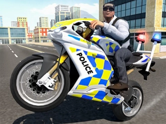 Полиция преследует водителя мотоцикла