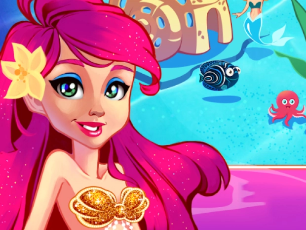 Принцесса-русалка: Подводные игры