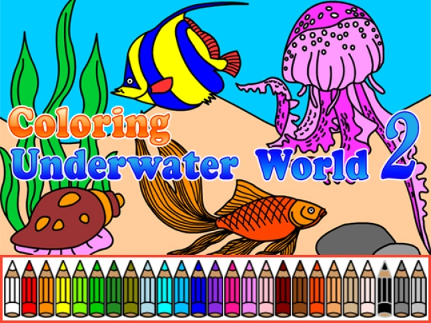 Раскраска Подводный мир 2