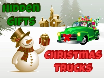 Рождественские грузовики Спрятанные подарки