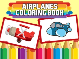 Самолеты Книжка-раскраска