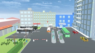 Симулятор парковки городского автобуса 3D