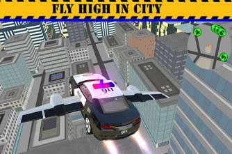 Симулятор полицейского летающего автомобиля