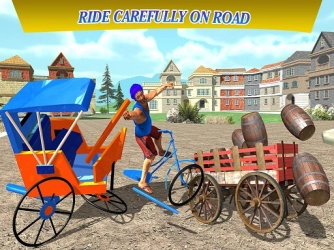 Симулятор рикши на городском велосипеде 2020