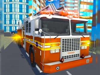 Симулятор вождения спасательного грузовика Fire City