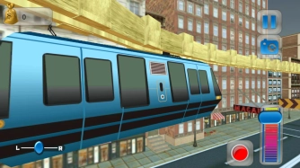 Sky Train Simulator : Игра о вождении поезда на эстакаде