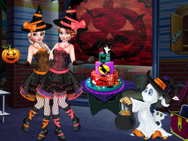 Специальный праздничный торт на Хэллоуин
