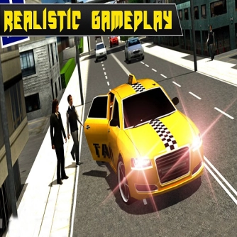 Сумасшедшая игра-симулятор такси 3D