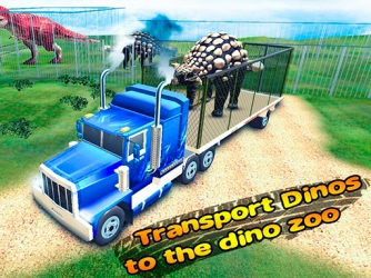 Транспорт динозавров в зоопарк динозавров