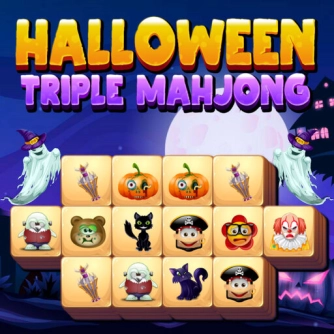 Тройной маджонг на Хэллоуин