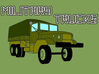 Военные грузовики Раскраска