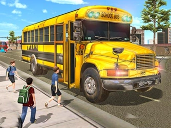 Вождение городского школьного автобуса
