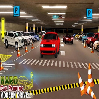 Жесткая автостоянка Современная драйв-игра 3D